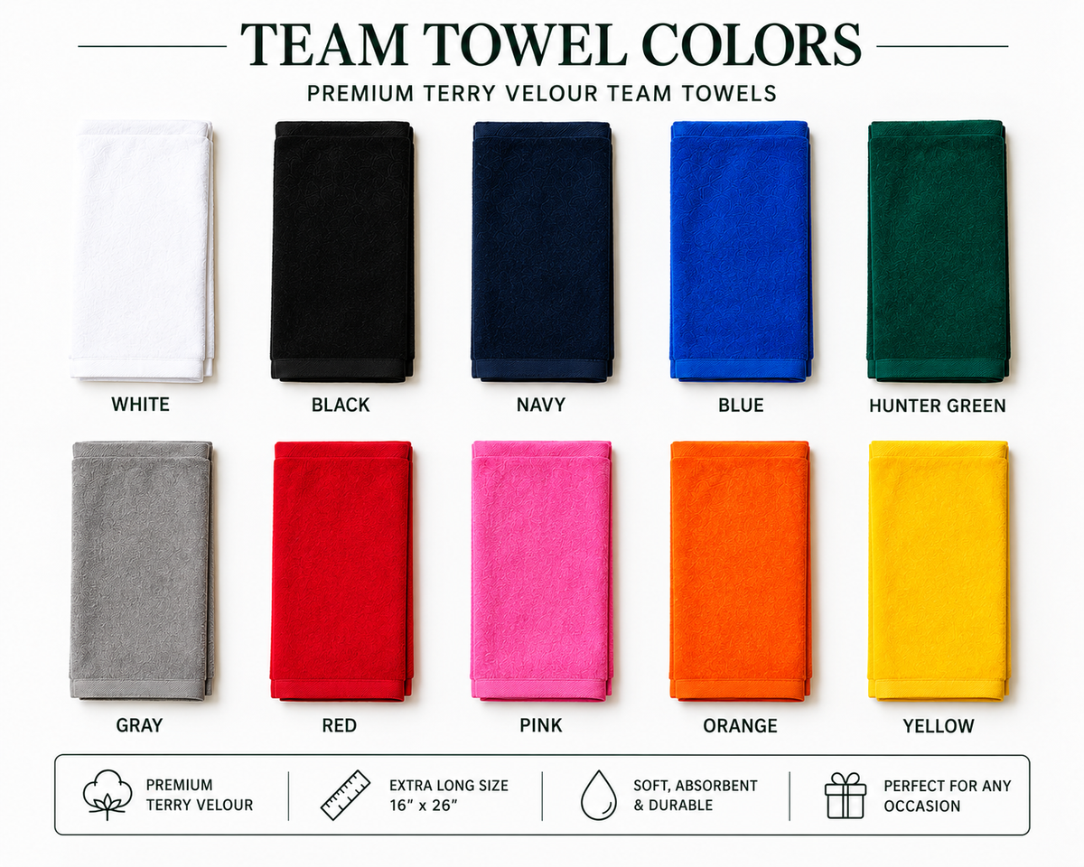 Custom Embroidered Team Towels